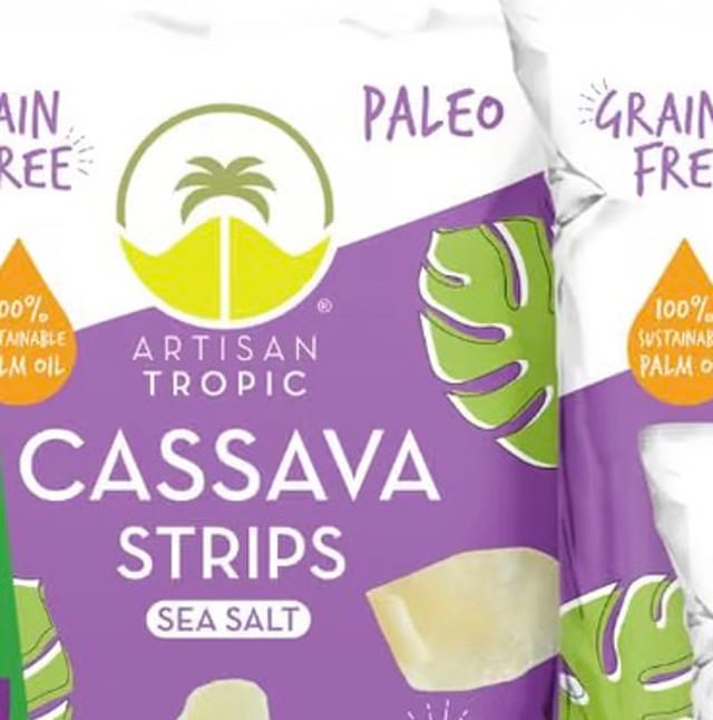 Cassava Chips Strip Chips / Bag.