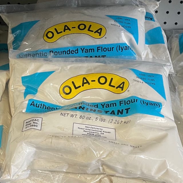 Ola Ola Pounded Yam Fufu.