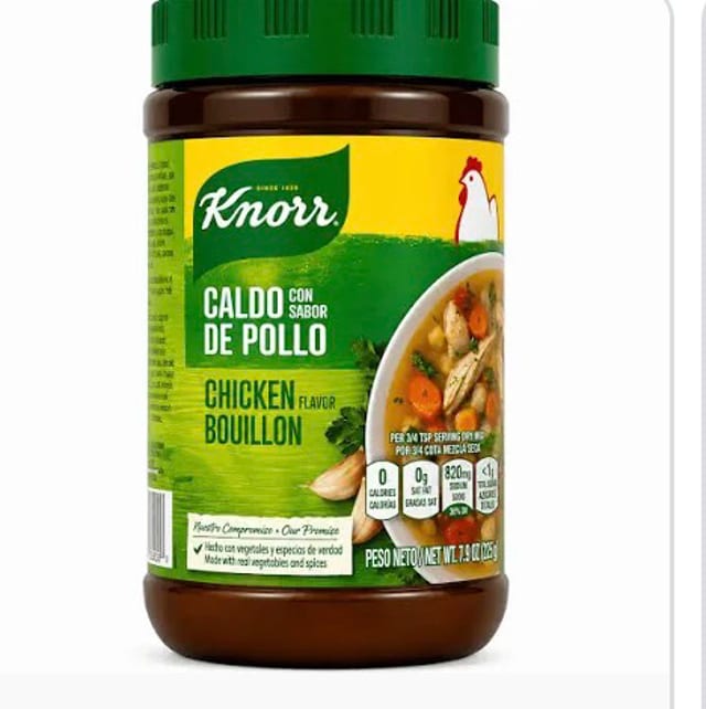 Knorr Chicken Bouillon.