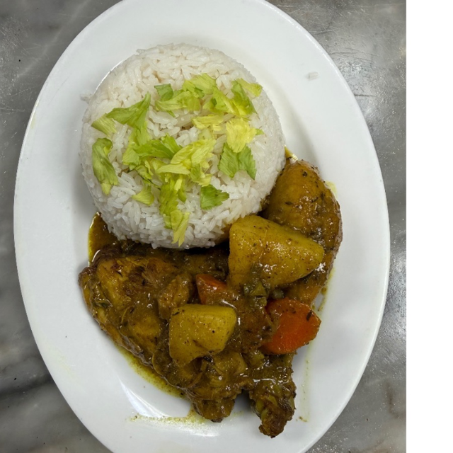 Curry Chicken Combo.