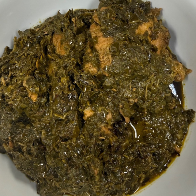 Cassava Chicken /Soso na Pondu Combo.