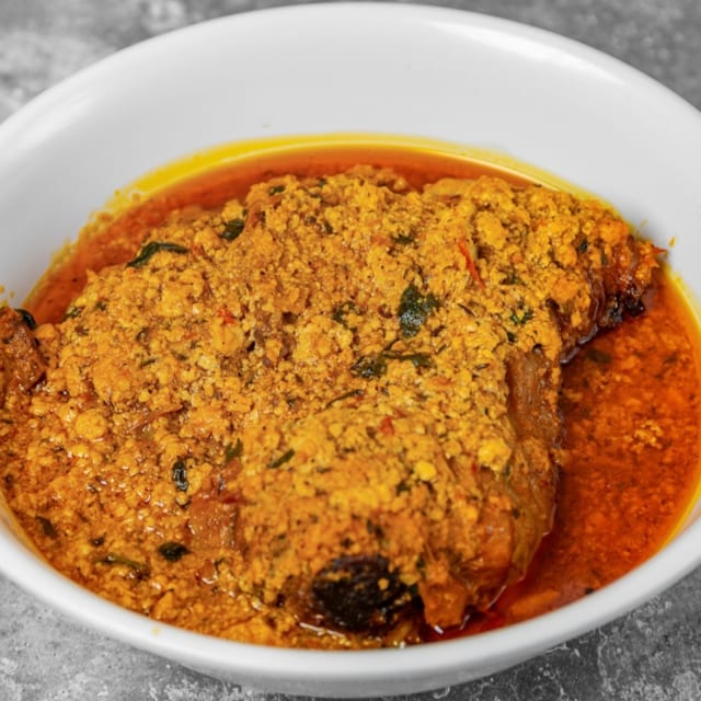 Egusi Chicken Combo.